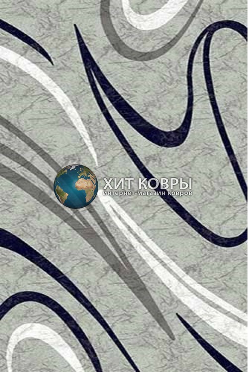 Российский ковер Mega Carving 265 Серый
